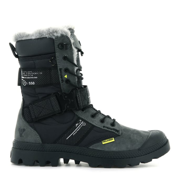 Bottes Palladium Pampa Europa Tactical Femme Noir | FR HFK026E